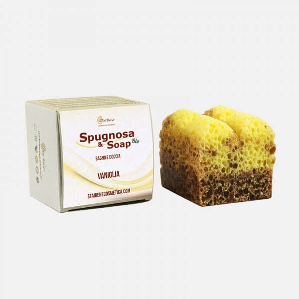 Spugnosa e Soap bio Vaniglia - Deliziosa