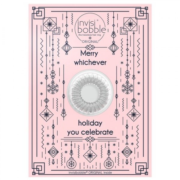 Invisibobble Original Hair Ring Postcard - Merry Whichever